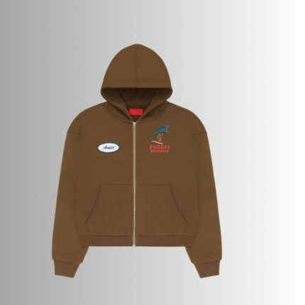 Fugazi Beam Streetwear Brown Hoodie
