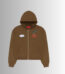 Fugazi Beam Streetwear Brown Hoodie