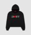 Fugazi Irony Hoodie Black in front side