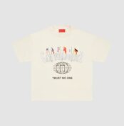 Fugazi Gazi World Order Tee Cream in front side