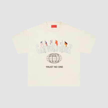 Fugazi Gazi World Order Tee Cream in front side