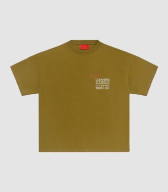 Fugazi Laundromat T - Shirt Olive in front side
