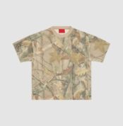 Fugazi Medallion Pocket Tee Tree Camo in front side