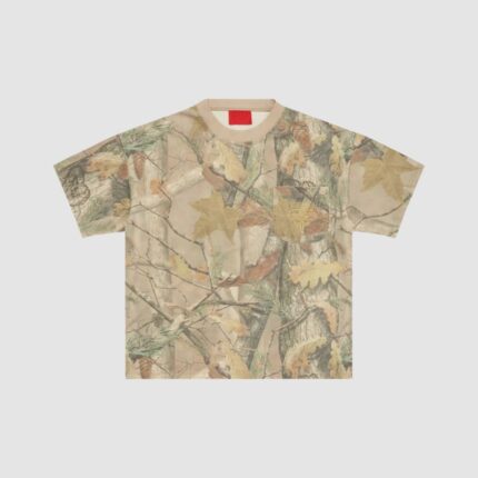 Fugazi Medallion Pocket Tee Tree Camo in front side
