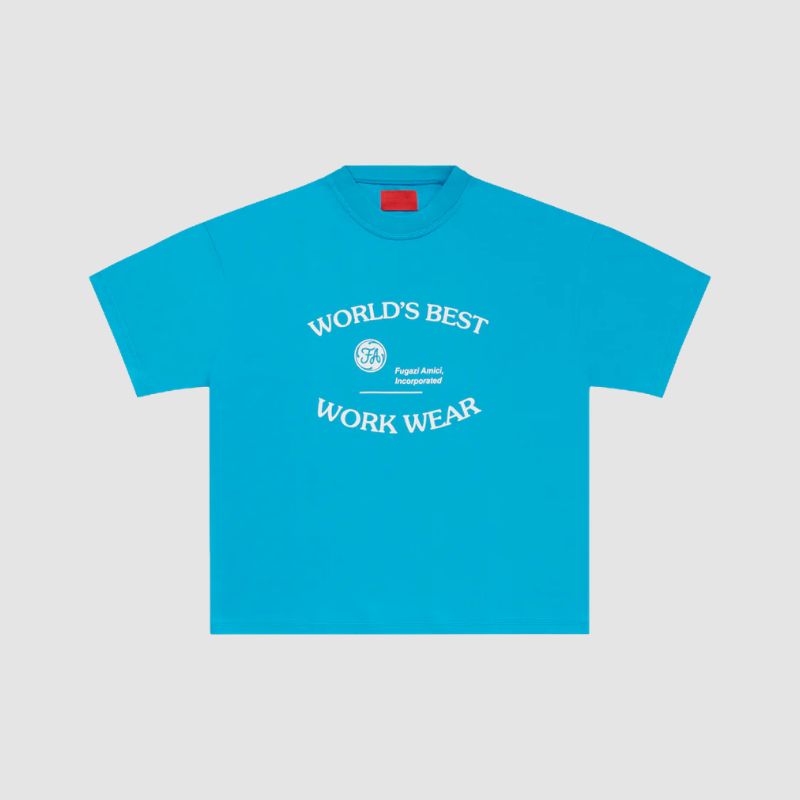 Fugazi World’s Best Tee Teal Fugazi World’s Best Tee Teal in front side