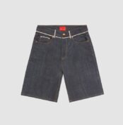 Fugazi Selfish Denim Shorts Raw in front side