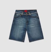 Fugazi Selfish Denim Shorts Washed in front side