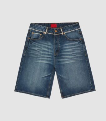 Fugazi Selfish Denim Shorts Washed in front side