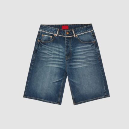 Fugazi Selfish Denim Shorts Washed in front side