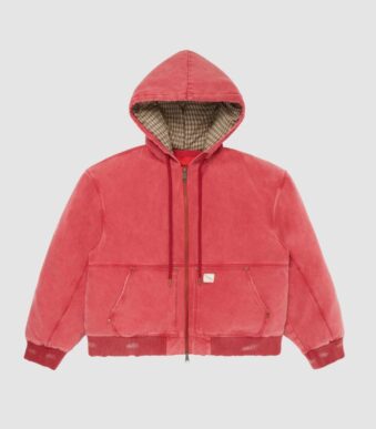 Fugazi Super Duty Down Jacket Washed Red in front side